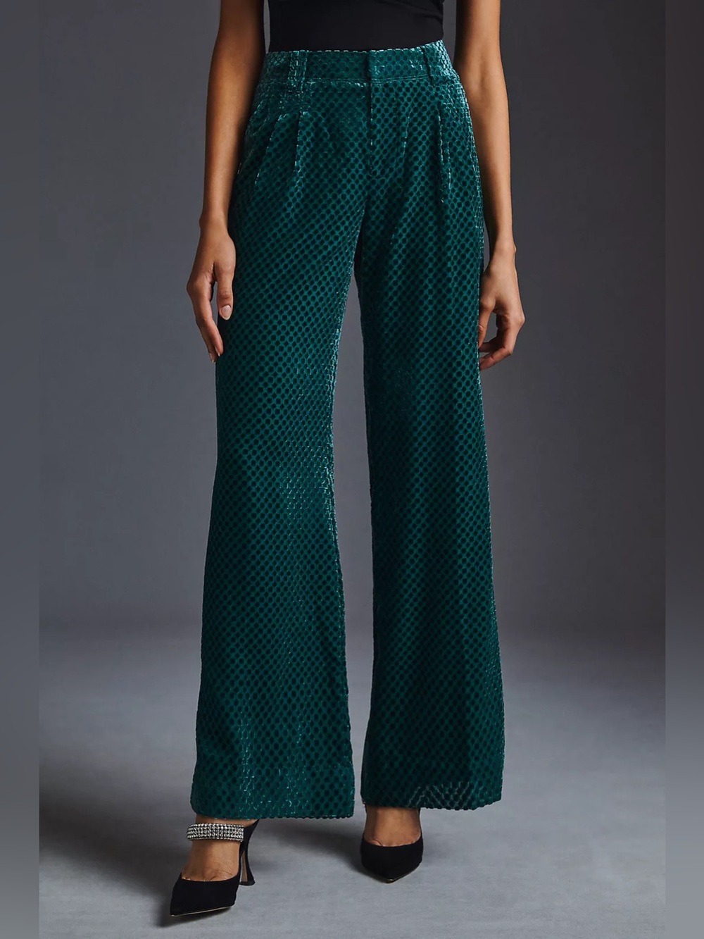 Maeve by Anthropologie The Avery wide leg trousers